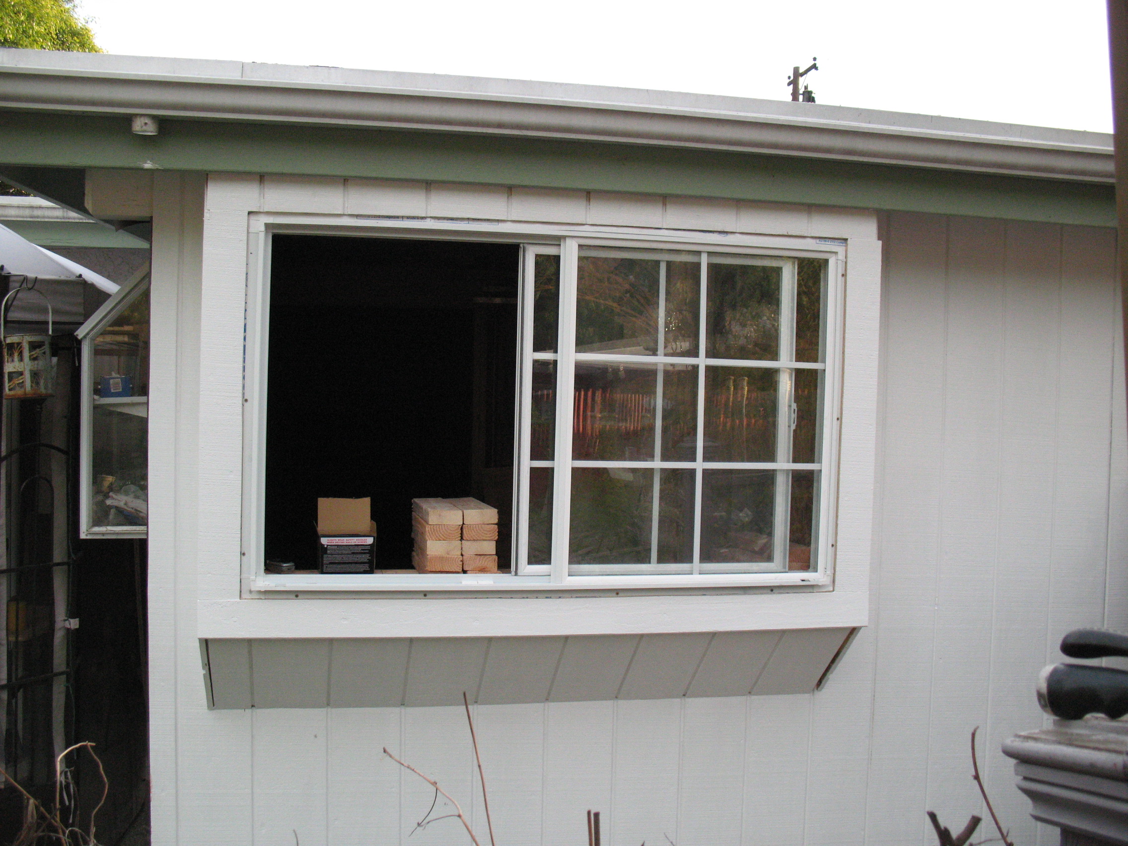 Finishing Pop Out Window Installation